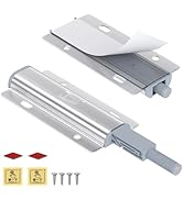 Push Open Door Latch, Jiayi 2 Pack Magnetic Cabinet Push Open Latch, Touch Latches Push Latch for...