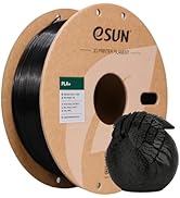eSUN PLA+ Filament 1.75mm Black 1KG, 3D Printer Filament Dimensional Accuracy +/- 0.03mm, 1kg Car...
