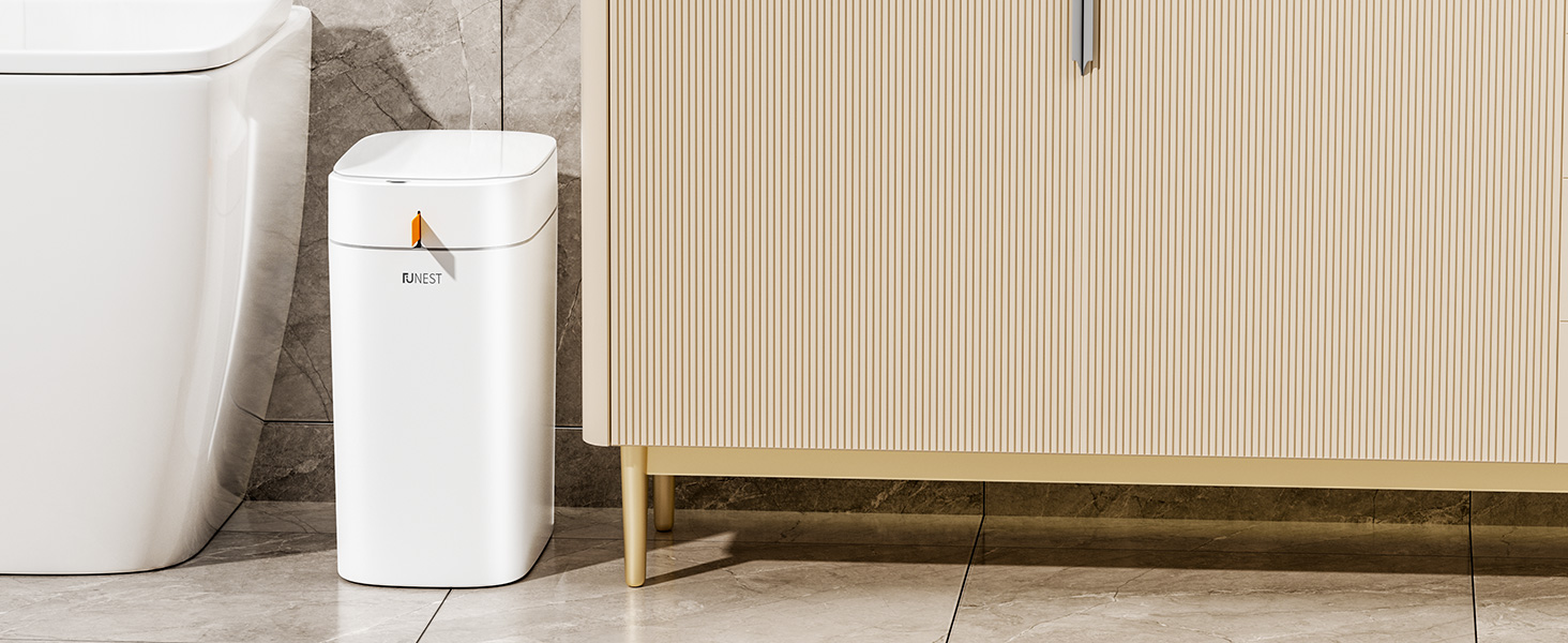 bathroom garbage can automatic waste basket for bathroom