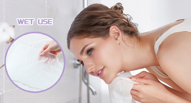 single use face towel