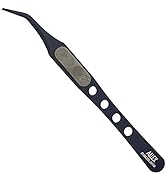 ALLEX Precision Tweezers Japanese Stainless Steel Professional Tweezers [Nonstick Coating], Made ...