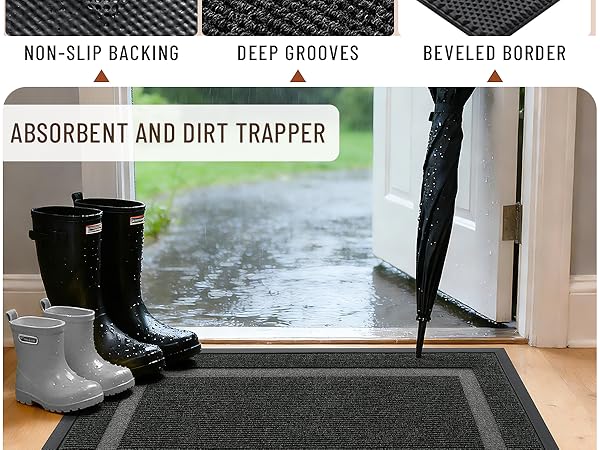 OLANLY Door Mat Outdoor