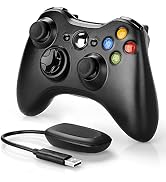 YAEYE Wireless Controller for Xbox 360, 2.4GHZ Game Joystick Controller Gamepad Remote Compatible...