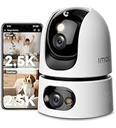 Imou 8MP Security Camera Indoor, Dual-Lens 360°Pan-Tilt Baby Monitor Pet Camera for Home Security...