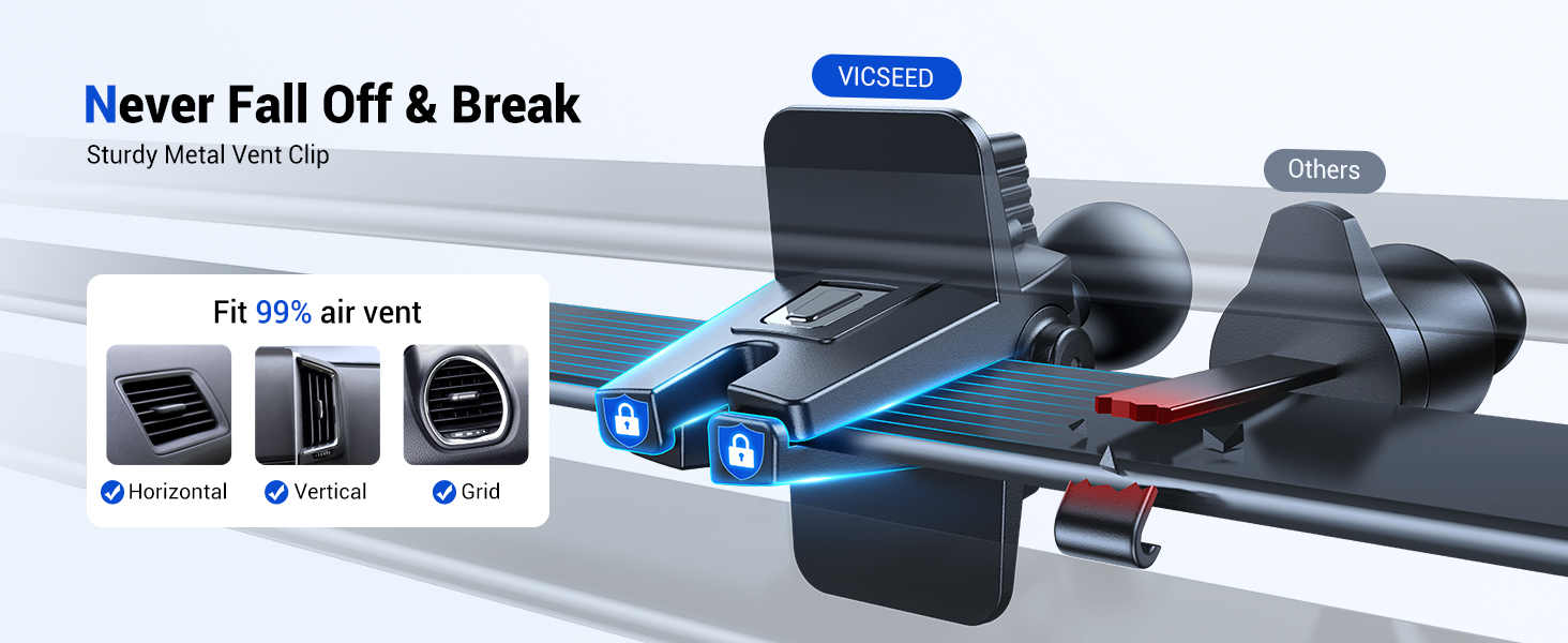 adjustable air vent phone holder for car car mount no wobbling