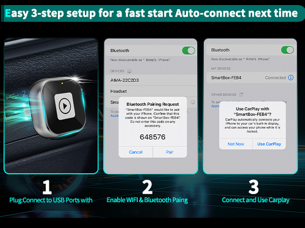 Wireless CarPlay Adapter 