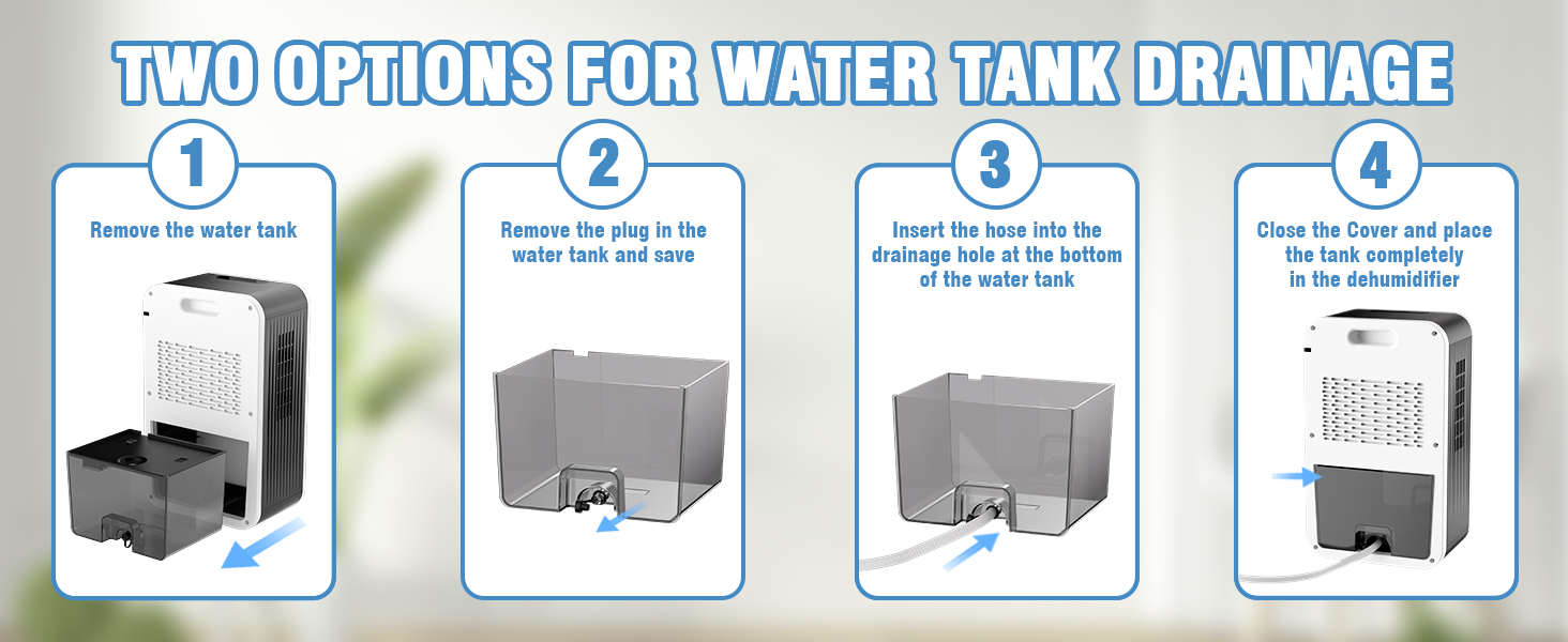 Auto Drain,Drain Hose,Water Tank