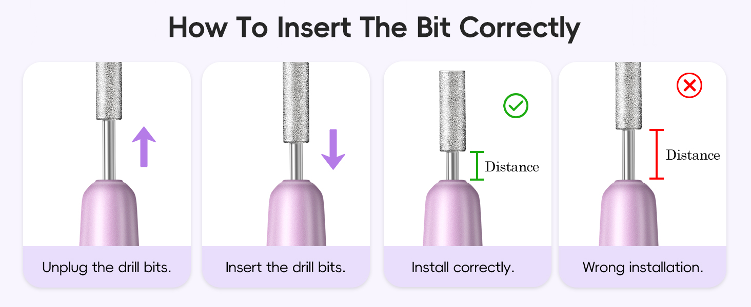 how to insert the bits correctly