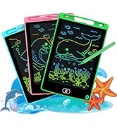 3 Pack LCD Writing Tablet 8.5 Inch Erasable Drawing Pad Toys for Kids Reusable Colorful Electroni...
