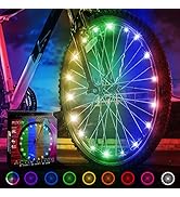 Activ Life LED Bike Wheel Lights with Batteries Included, Get 100% Brighter and Visible from All ...