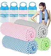 BOGI 4 Pack Cooling Towel, Cooling Towels for Neck and Face-40"x12"- Ice Towel for Instant Coolin...