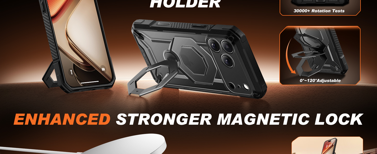 built-in foldable kickstand