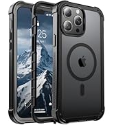 jaroco for iPhone 13 Pro case, with [Compatible with MagSafe][Military Grade Drop Protection][Hea...