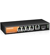 keepLiNK 5 Port 2.5G Switch Unmanaged, Ethernet Switch with 5 x 2.5G Base-T Ports, 1 x 10G Base-T...