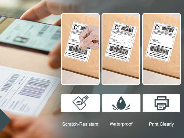 4 x 6 Direct Thermal Shipping Labels