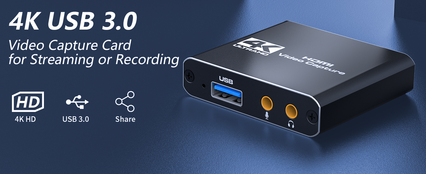  HDMI to USB 3.0 Video Capture Card