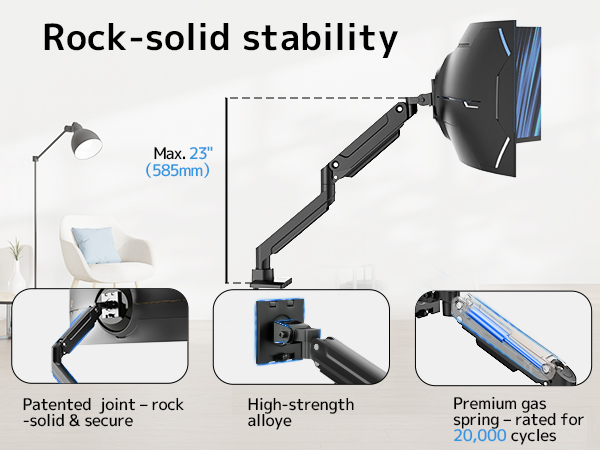 monitor arm heavy duty