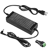 24V 8A Power Supply Adapter AC 100-240V to DC 24 Volt 8 Amp 192W Power Converter Low Voltage Tran...
