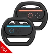 MoKo Steering Wheel for Nintendo Switch 2 JoyCons, Racing Switch 2 Steering Wheels for Mario Kart...