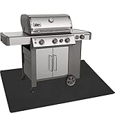 AiBOB Under Grill Mat, Premium Outdoor BBQ Mats Protect Decks and Patios, Absorbent Liquids Pad U...