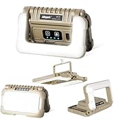 1500LM Folding Portable LED Work Light, Rechargeable Camping Lantern,USB-C Camping Lights,5 Modes...