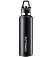 Ratrabas Insulated Water Bottle 21 OZ, Insulated Tumbler with One-Touch Open, Travel Water Bottle...