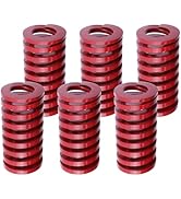 Antrader 6pcs Red Medium Load Press Compression Mould Die Spring, 1.15-Inch-by-0.63-Inch-by-2.36-...