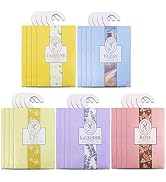 Owevvin 20 Pack Air Freshner Deodorizer Flower Scented Sachets Bags for Drawer and Closet with Ha...