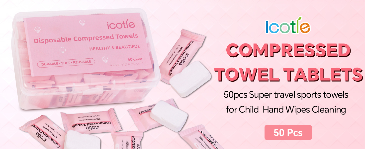 COMPRESSED TOWEL TABLETS