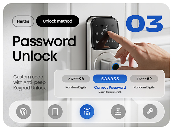 Smart Door Lock with Handle