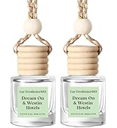 HoogaLife Car Air Freshener Hanging 2 Pack - Hotel Collection Diffuser Oil Inspired by Dream On &amp;...