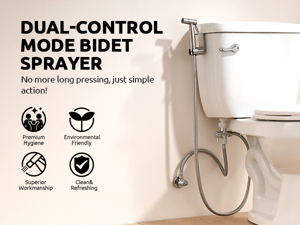 Arofa hands-free handheld bidet sprayer