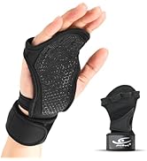 HiRui Ventilated Workout Gloves for Men Women, Built-in Wrist Wraps and Non-Slip Palm Silicone to...
