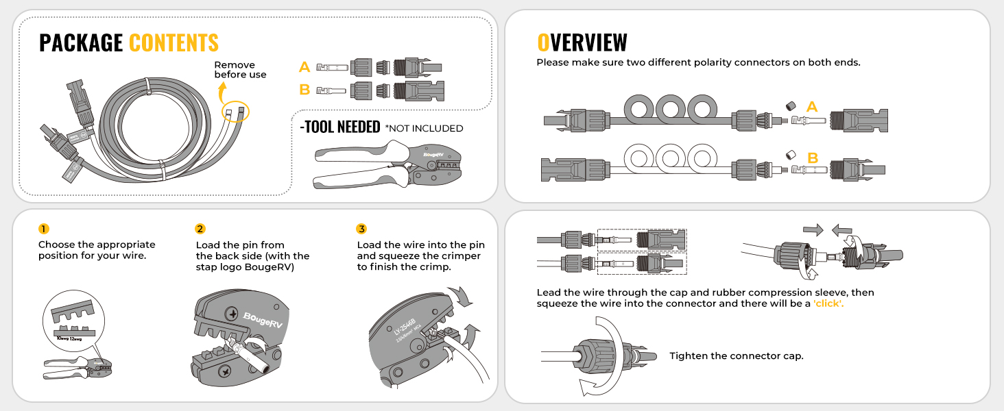 solar extension cable