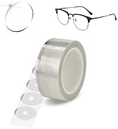 Hasefam 1000Pcs Clear Lens Edging Blocking Pads Optical Eyeglasses Transparent Oval Anti Slip Adh...