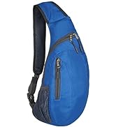 Peicees Sling Bags Men Women Shoulder Backpack Mini Chest Day Bag Small Cross Body Pack