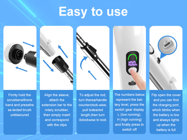 shower cleaning brush