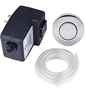 Mr. Scrappy 20-MSAS-65 Single Outlet Garbage Air Switch, Kitchen Sink Top On and Off Kit for Wast...