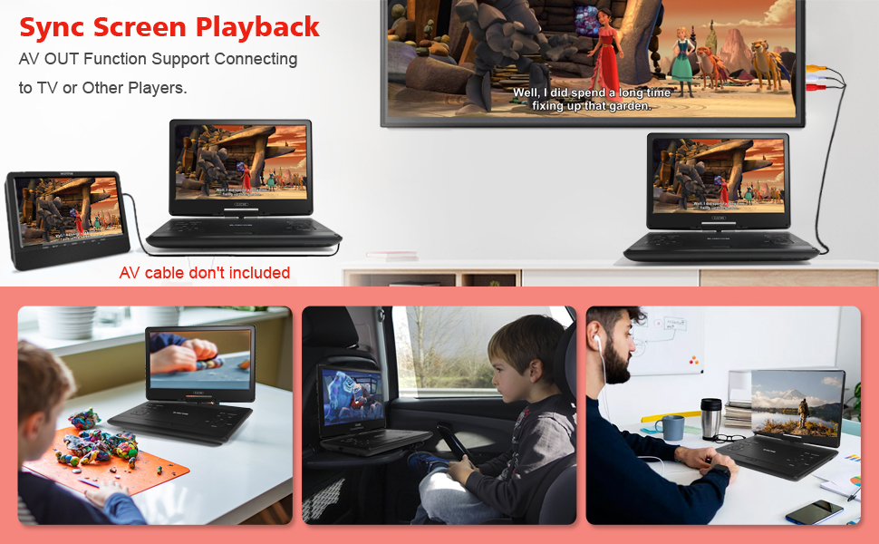 portable dvd player for car