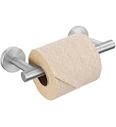 Brushed Nickel Double Base Toilet Paper Holder Large Toilet Paper Roll Holder Stainless Steel Bat...