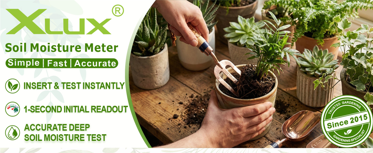 XLUX soil moisture meter