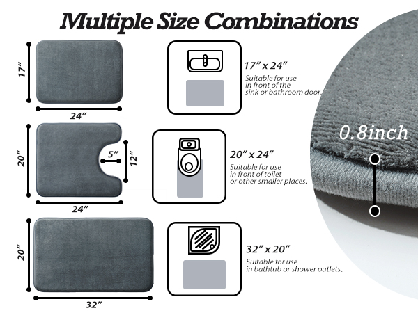 Multiple Size Combinations