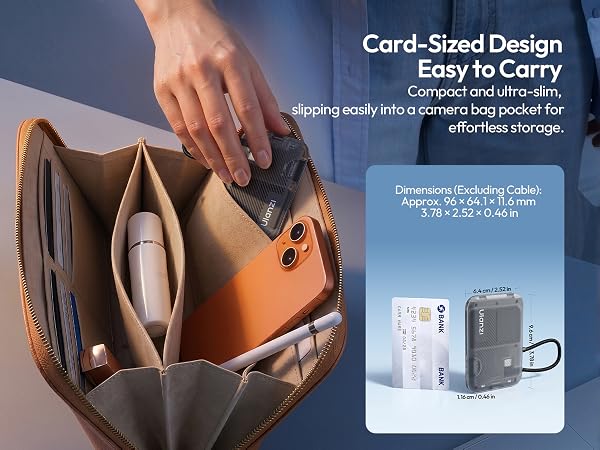 Ulanzi 3-in-1 Portable SD Card Reader