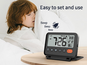 Easy to Use - Buttons with Intuitive Instructions