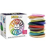 PIKA3D PLA 1.75mm Filament Refills, 20 Colors, 5 Meters Per Color, Works with SCRIB3D, MYNT3D and...