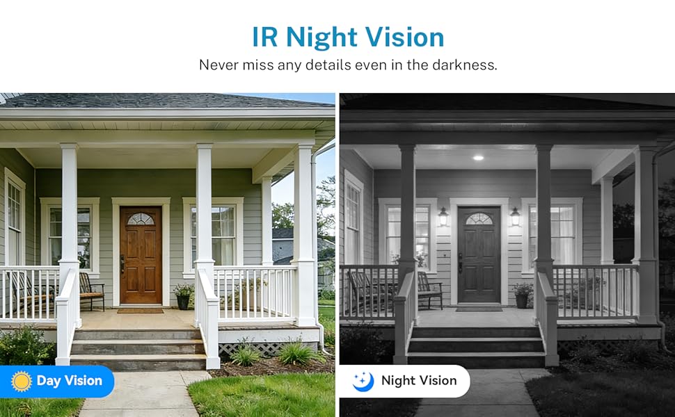 wireless video doorbell with Night Vision