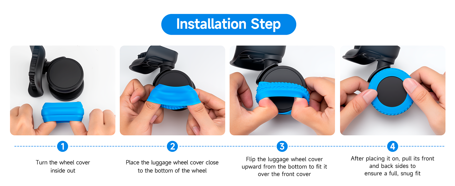 luggage wheel protector covers