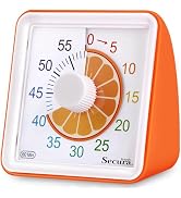 Secura Brands 60-Minute Visual Timer, Fruit Timer for Kids, Classroom Timer, Countdown Timer for ...