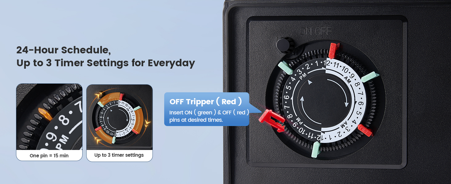 24 HOUR daily timer