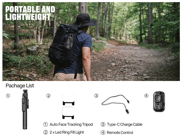 auto tracking tripod for iphone